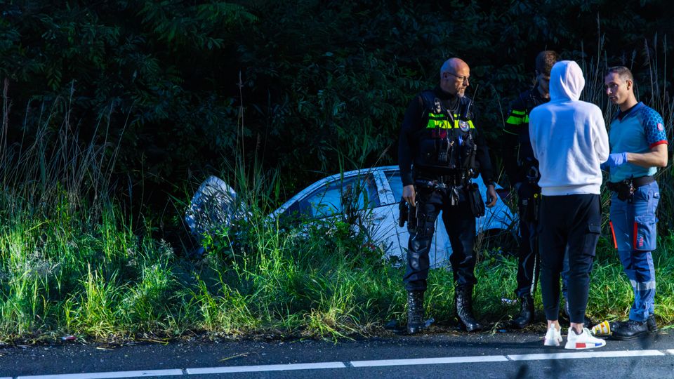 Twee gewonden bij ongeval op A4 bij Bergen op Zoom