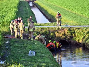 paard sloot Zevenbergsche Hoek brandweer