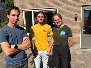 Danïel Jansen, Mika de Haan en Charlene Schreuder