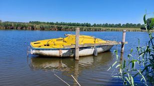 Boot Stampersgat aanlegsteiger
