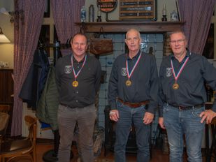 De Nederlandse kampioenen kruisboogschieten komen uit Zundert