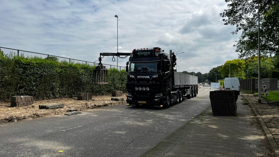 Wegwerkzaamheden Olympialaan Bergen op Zoom
