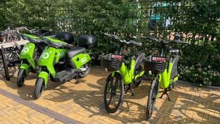 Elektrische deelscooters en fietsen