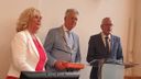 Bergse erepenning voor burgemeester Frank Petter bij afscheid