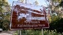 Bruine welkomsborden voor Grenspark Kalmthoutse Heide