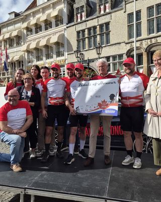 Voldaan gevoel na fietstocht Pedals of Honour voor Canadese soldaten: &#8216;Ronduit indrukwekkend&#8217;