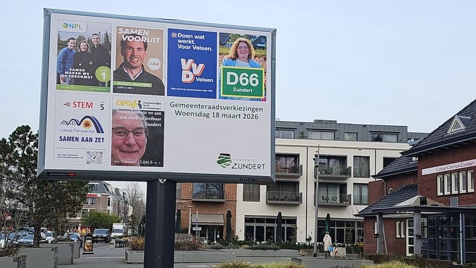 Verkeerde verkiezingsposter VVD Zundert: &#8216;Wel komisch maar ook heel jammer&#8217;