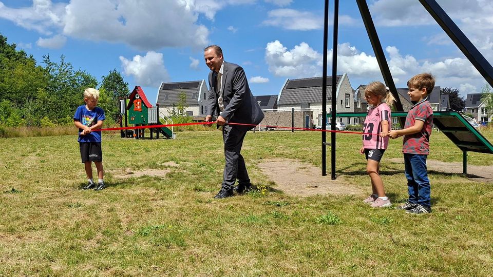 Speelplek Rucphen wethouder Wesley Tack