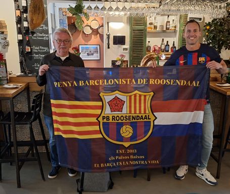 FC Barcelona fanclub Roosendaal. (foto: ZuidWest Update).