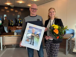 Jack Ambags samen met zijn vrouw.