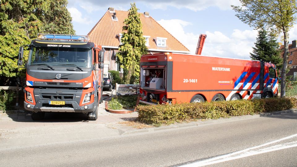 Brand Bergen op Zoom overkapping