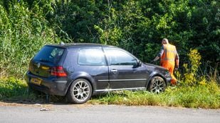 auto uit de bocht