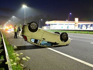 auto ongeluk A58 Etten-Leur