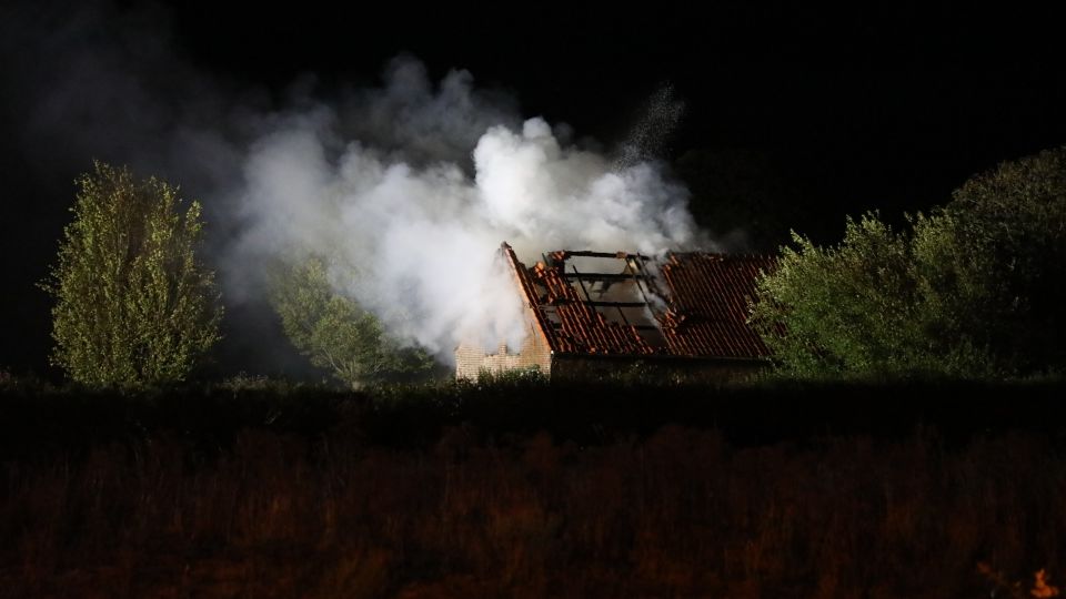 Brand in leegstaand gebouw in Roosendaal