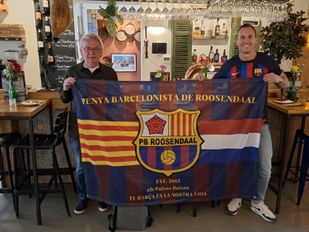 FC Barcelona fanclub Roosendaal. (foto: ZuidWest Update).