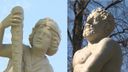 Beelden Hercules en Omphale terug in Emile van Loonpark