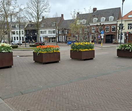 Bloembakken Markt Oude Bredaseweg Etten-Leur