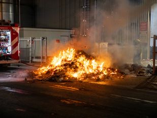 112 brand Roosendaal vuur brandweer politie
