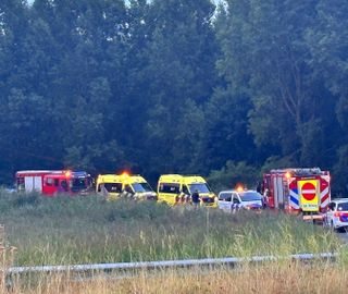Achtervolging eindigt in zware crash op afrit A17 bij Moerdijk