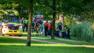 verwarde man in water Roosendaal