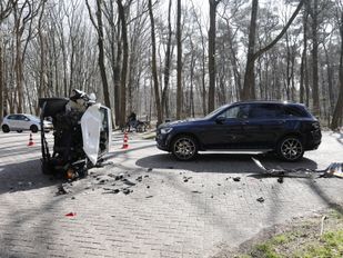 ongeluk botsing auto's bosschenhoofd oude antwerpsepostbaan