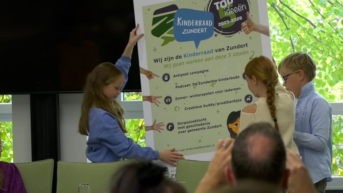 De vijf ideeën van de kinderraad.