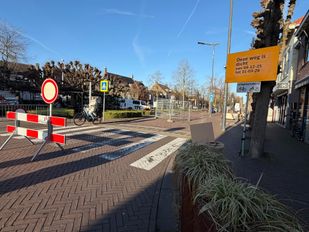De verbinding tussen de Oude Bredaseweg en de Markt is vier maanden afgesloten.