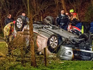 ongeluk 112 botsing hoogerheide politie ambulance
