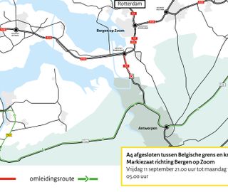 A4 tussen Belgische grens en Bergen op Zoom weekend dicht voor werkzaamheden