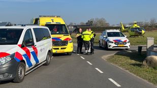 ongeluk botsing rijsbergen klein oekelsestraat fiets traumahelikopter ambulance