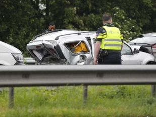 ongeval A17 bij Roosendaal