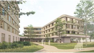 Artists impression van de nieuwe Brink in het hart van de Kroeven.