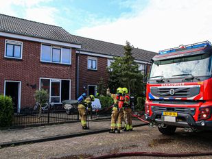 Woning beschadigd door brand in Hoogerheide