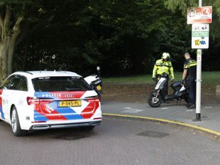 scooterrijder opgepakt