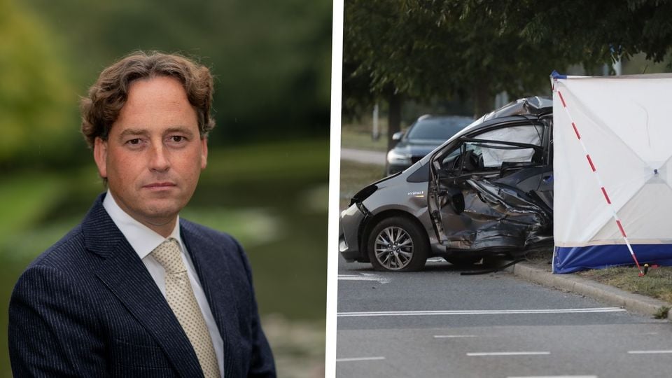 Burgemeester Bernd Roks gemeenten Halderberge montage ongeluk Oud Gastel 2022