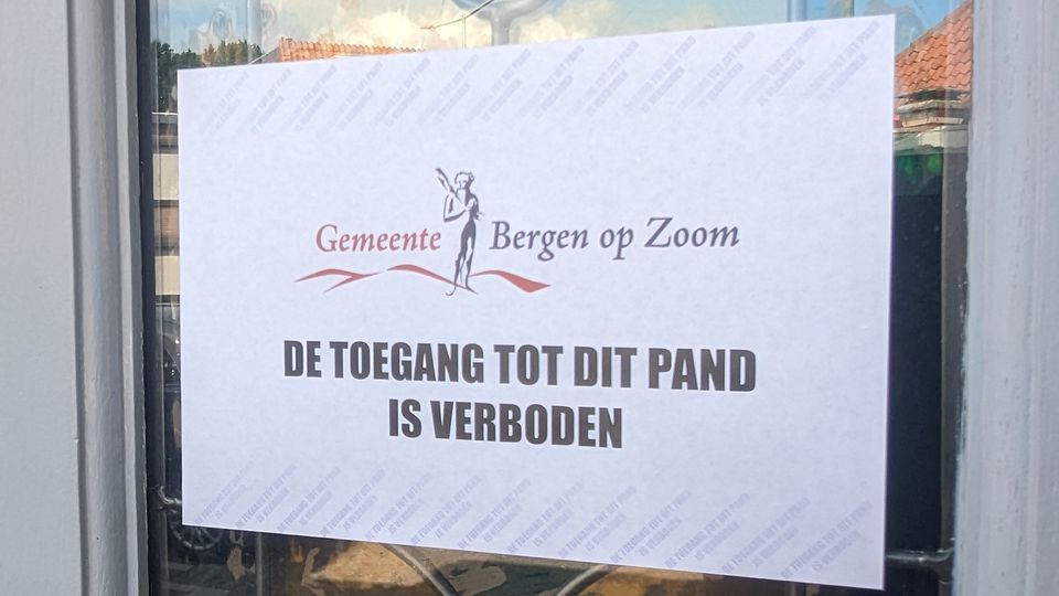 Drugspand gesloten in Bergen op Zoom