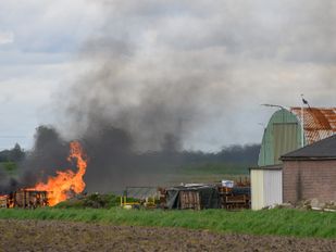 brand Gors in Hoeven