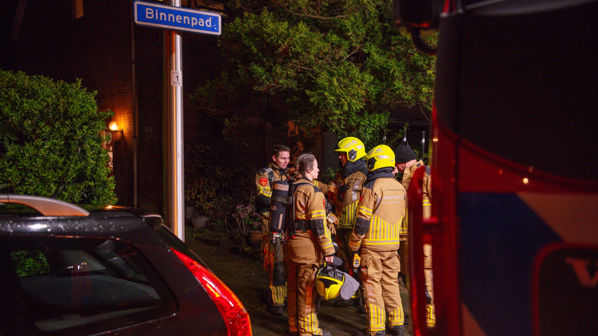 Bewoner Door Ambulancedienst Gecontroleerd Na Woningbrand In Halsteren