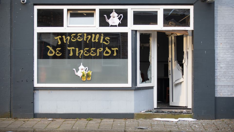 explosie theehuis theepot bergen op zoom