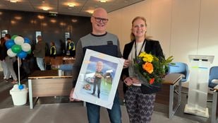 Jack Ambags samen met zijn vrouw.