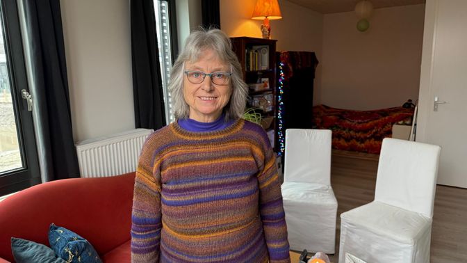 Marion Gieben is bewoner van een van de flexwoningen in de Flaviadonk.