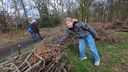 Opmerkelijke vondst in Roosendaals bos blijkt boodschap voor wandelaars