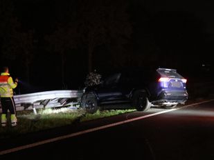 A58 bij Rucphen tijdelijk afgesloten na eenzijdig ongeval