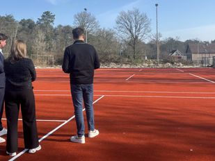 Tennissers kunnen straks genieten van nieuwe all-weather baan in Putte
