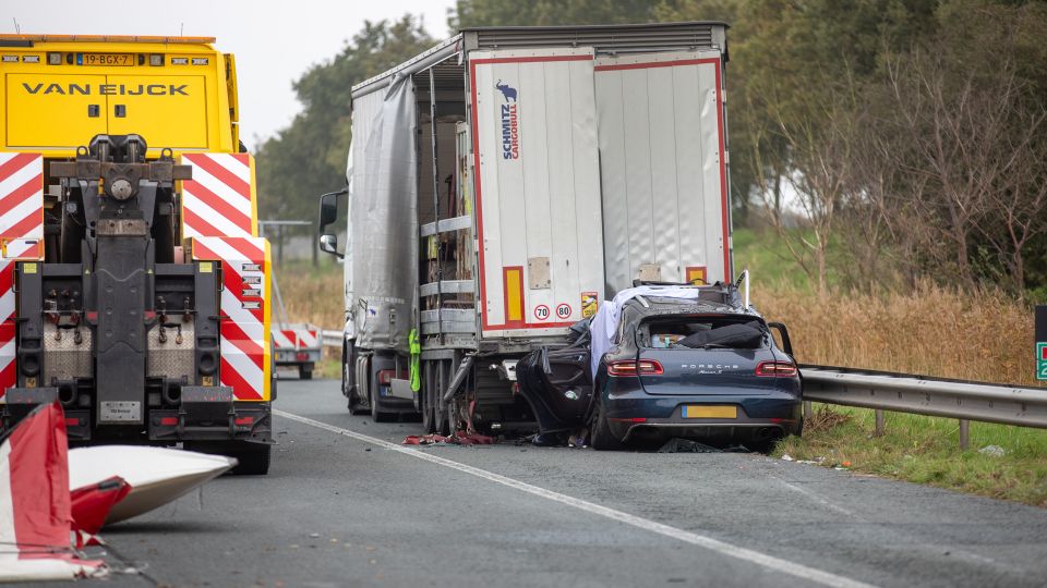 Ernstig ongeval op A4 bij Woensdrecht