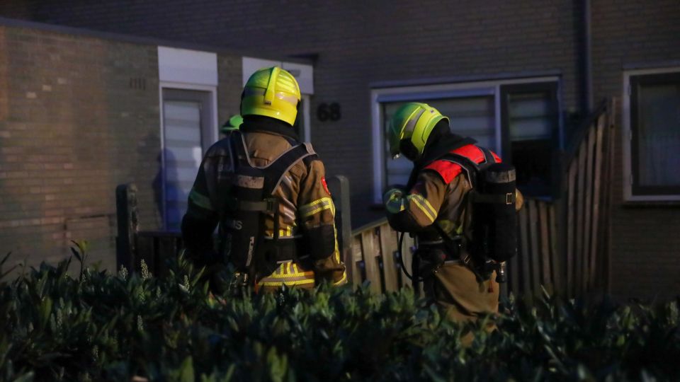 Kleine woningbrand aan de Desmijndijk in Roosendaal