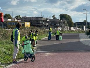 Zakken vol met zwerfafval verzameld tijdens Thoolse Clean Up Week