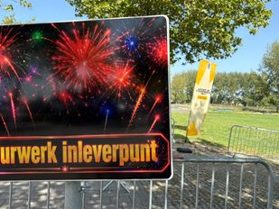 Vuurwerkinleveractie in Bergen op Zoom levert 115 kilo op