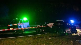 crash na achtervolging Heijningen