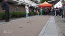 Gloednieuwe jeu de boulesbaan voor Bellamyflat in Roosendaal